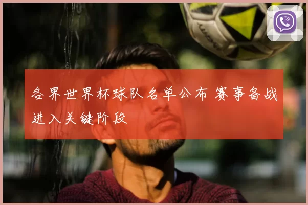 各界世界杯球队名单公布 赛事备战进入关键阶段