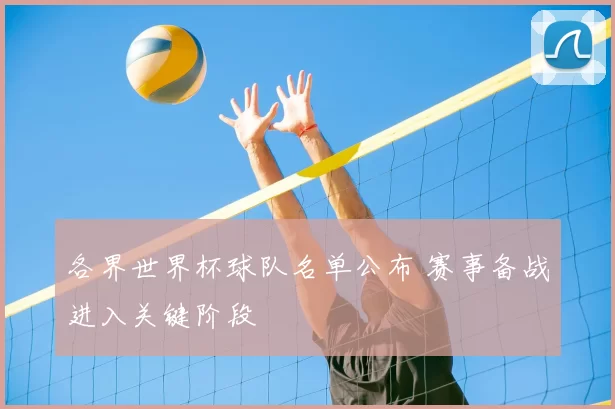 各界世界杯球队名单公布 赛事备战进入关键阶段